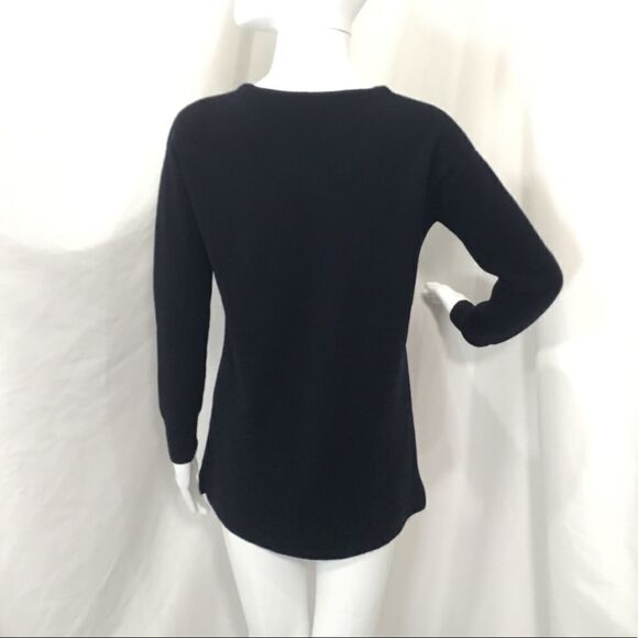 J Crew Merino Wool Pocket Tunic midnight Blue (B6) - Picture 4 of 6